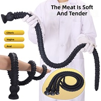Bouchon anal extra long à billes, jouet sexuel pour hommes et femmes, masturbateur à entrée arrière, masseur anal souple, dilatateur, produit pour adultes