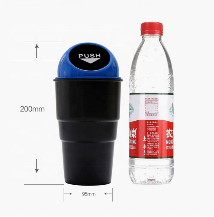 Mini Oficina de mini coche de basura de plástico bin basura