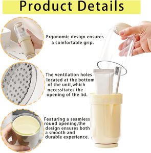Portable <b>Toothbrush</b> <b>and</b> <b>Toothpaste</b> <b>Holder</b> Protective Storage Case for Travel <b>and</b> Camping for Home <b>and</b> Hotels - Product Image 4
