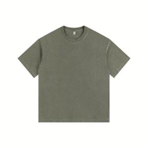 Camiseta Vintage Extra Grande para Hombre, 260 g/m², 100% Algodón, Personalizada, Estilo Urbano, Impresión Serigráfica, Transpirable, Ecológica, Tallas Grandes - Product Image 6