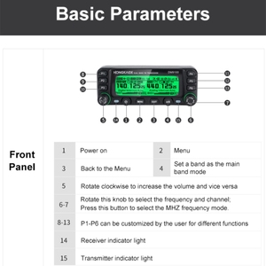ZASTONE DM9100 numérique DMR voiture talkie-walkie APRS GPS <span class=keywords><strong>autoradio</strong></span> jambon double créneaux horaires émetteur-récepteur double bande talkie-walkie numérique - Product Image 5