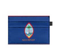 Porte-cartes fin imprimé double face avec drapeau de la Guadeloupe, best-seller, porte-cartes de crédit, étuis minimalistes pour hommes et femmes