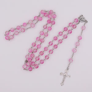 Collar <span class=keywords><strong>de</strong></span> Perlas <span class=keywords><strong>de</strong></span> la Virgen María Católica Cristiana al por Mayor, Joyería Fina, <span class=keywords><strong>Dios</strong></span> Bendiga, Rosario <span class=keywords><strong>de</strong></span> Oración - Product Image 2