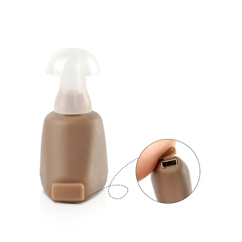 Mini Rechargeable Hearing Aid For The Deaf Sound Amplifier Hearing Aid