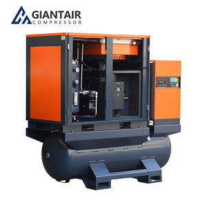 GIANTAIR All in One 20HP 15kw 16/20bar Single Type Industrial Rotary <b>Screw</b> Air Compressor with Air Dryer and - Product Image 2