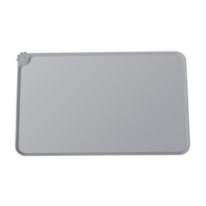 Wellfine <span class=keywords><strong>Tapis</strong></span> de bol pour <span class=keywords><strong>chien</strong></span> et <span class=keywords><strong>chat</strong></span> de qualité alimentaire sans BPA <span class=keywords><strong>Tapis</strong></span> de nourriture en silicone antidérapant et imperméable pour <span class=keywords><strong>chien</strong></span> <span class=keywords><strong>Tapis</strong></span> d'alimentation pour animaux de compagnie - Product Image 4