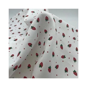 China hogar textil impreso fresas tejido 70Gsm cepillado microfibra 100% poliéster Pongee tela para textiles para el hogar - Product Image 6