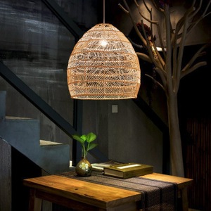 Japanese Style Chandelier Round E27 LED <b>Light</b> For <b>Dining</b> Room Bar Tea Room Leisure Venues - Product Image 4