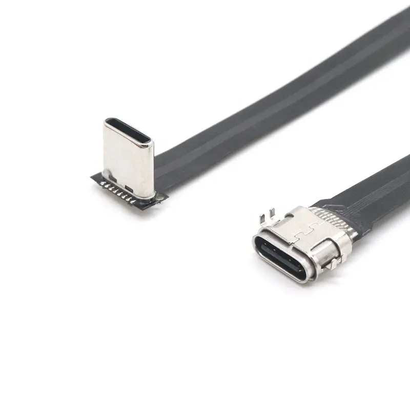 Custom USB TYPE C FFC FPC cable flat type c male to female FPC cable