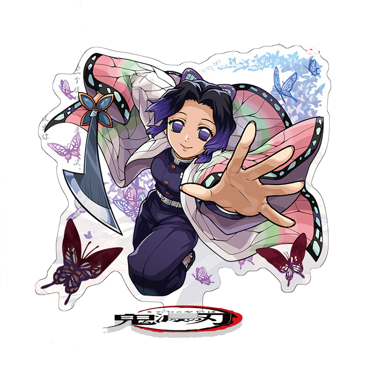 Лидер продаж, Большая пластиковая подставка для карт из плексигласа для комиксов, рассекающий демонов, Коллекционная модель, акриловая пластина для карточек