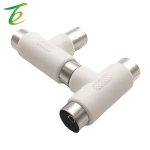 Adaptador de <span class=keywords><strong>TV</strong></span> por Cable, Conector Triple, 1 a 2 Hembra, Distribuidor de <span class=keywords><strong>Señal</strong></span> RF - Product Image 3