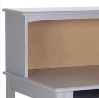 Meubles de chambre à coucher en bois gris pour enfants, bureau d'apprentissage, table et chaise pour enfants, nouvelle collection