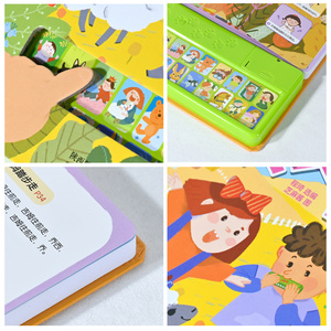 Libro de Bebé Personalizado, Libro Sonoro Interactivo con Sonidos <span class=keywords><strong>para</strong></span> Niños, Libro de Aprendizaje Temprano en Inglés <span class=keywords><strong>para</strong></span> Niños - Product Image 4