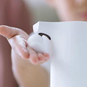 Distributeur automatique de savon moussant portable, capacité de 350 ml, distributeur de savon à capteur, distributeurs automatiques de savon liquide pour la cuisine - Product Image 3