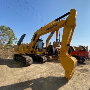 Excavadora de orugas hidráulica usada Komatsu PC160LC-7 de 16 toneladas, original japonesa, de bajo kilometraje, para ingeniería municipal - Product Image 1