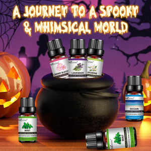 ODM OEM Mestin - Juego de 8 Aceites Esenciales, Humidificador, Difusor de Aire, Menta, Sándalo, Lavanda, Limón, Rosa, Fresco, 100% Puro - Product Image 2