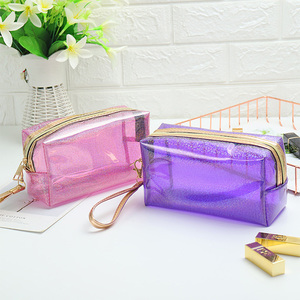 Cremallera brillante <span class=keywords><strong>de</strong></span> EVA para <span class=keywords><strong>neceser</strong></span>, bolsa <span class=keywords><strong>de</strong></span> <span class=keywords><strong>viaje</strong></span> transparente <span class=keywords><strong>de</strong></span> PVC con purpurina <span class=keywords><strong>de</strong></span> colores resellable, a la moda - Product Image 6