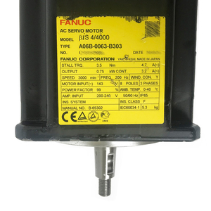 Motor Servo AC Original FANUC A06B-0063-B303 Plc, Probado y en Buen Estado - Product Image 2