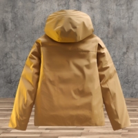 Doudoune Homme Couleur Unie Grande Taille Hiver Chaude Imperméable Respirante Loisirs Vente en Gros Usine