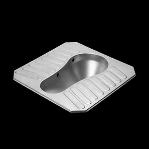 Toilettes à la turque en acier inoxydable standard largement utilisées pour les trains à grande vitesse, les métros, fabricant de Foshan - Product Image 3