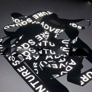 Printed logo Reflective Nylon <b>Webbing</b> Tape Strap for Clothes Garment - Product Image 6