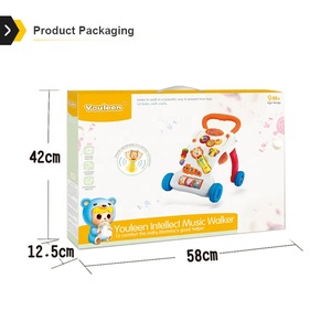 Jouet de <span class=keywords><strong>chariot</strong></span> d'activités d'apprentissage précoce pour bébé, multifonctionnel, siège à bascule, musical, marcheur simple pour bébé - Product Image 6