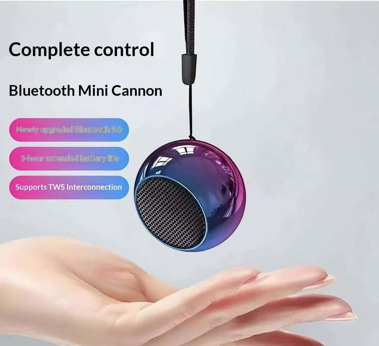 2027 Wireless for 5.3 Plastic <strong>Mini</strong> <strong>Speaker</strong> High-<strong>Volume</strong> Outdoor Portable Super Bass Subwoofer Gift-Sized Compact <strong>Speaker</strong>