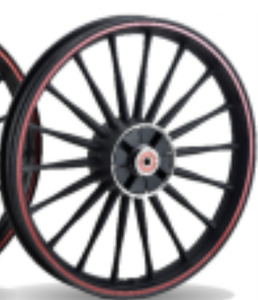 新式オートバイホイールアルミホイールYC-009フロントホイール18-九州Hda 1.4*17エレガンス - Product Image 1