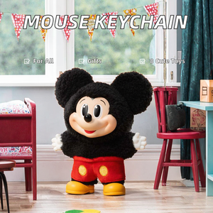 Popmart <span class=keywords><strong>Mouse</strong></span> Family Llavero Caja Misteriosa Muñeco de Vinilo Sorpresa Figuras de <span class=keywords><strong>Anime</strong></span> de <span class=keywords><strong>Mickey</strong></span> <span class=keywords><strong>Mouse</strong></span> Colección Decorativa Regalo para Niños - Product Image 3