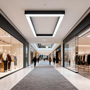 <span class=keywords><strong>Led</strong></span> ánh sáng tuyến tính SR G2 nhôm khách sạn & trung tâm mua sắm sử dụng chùm 120 Trắng/Đen IP20 Bảo hành <span class=keywords><strong>3</strong></span> năm có thể điều chỉnh độ dài (0.6m-2m) - Product Image 6