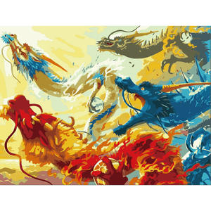 Kit de Pintura DIY para Decoración del Hogar, para Adultos, Mujer Desnuda y Sol, Estética por Números - Product Image 3