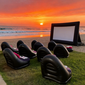 Pantalla de Cine Inflable Gigante para Exteriores y Jardín, Pantalla de Proyección para Fiestas y Eventos de Cine - Product Image 1