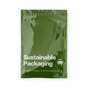 Customized Envelopes Compostable PLA <b>PBAT</b> Starch Mailer Mailing Biodegradable Shipping Express Flat Bags - Product Image 5