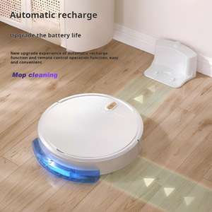 Robotic <b>Vacuum</b> <b>Cleaner</b> 3-in-1 Vacuuming Mopping Sweeping Robot Gyroscope Navigation USB Powered App Control Household - Product Image 5