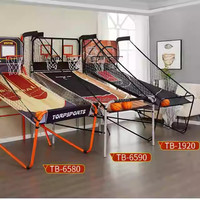 Machine de tir au basket-ball à deux joueurs, même modèle, avec pointage électronique, panier de basket-ball, jeu de tir au basket-ball pour la remise en forme