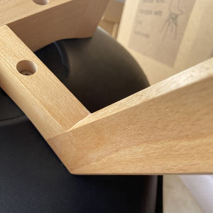 Nordic Italian Design Padded <b>Wooden</b> Legs Cafe Restaurant Colors PP Plastic Tulip Dining <b>Chairs</b> - Product Image 4