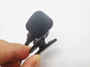 Mini microphone pour téléphone portable avec clip de collier, en forme de prise audio pour écouteurs, en éponge douce - Product Image 5