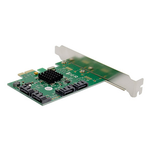 PCI Express X1 <span class=keywords><strong>Marvell</strong></span> 88se9215 Chipset 4-Port <span class=keywords><strong>SATA</strong></span> III Bộ điều khiển 6Gbps máy chủ lưu trữ mở rộng thẻ trong kho - Product Image 4