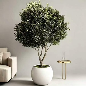 Arbres artificiels, arbre à fleurs de <span class=keywords><strong>cerisier</strong></span> blanc, grand arbre en <span class=keywords><strong>pot</strong></span> de type Sakura pour la décoration d'hôtel et de maison - Product Image 1