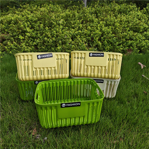 Cestas de Almacenamiento de Plástico Rectangulares con Asas 26x19x13cm para Organización de Escritorio de Oficina - Product Image 3