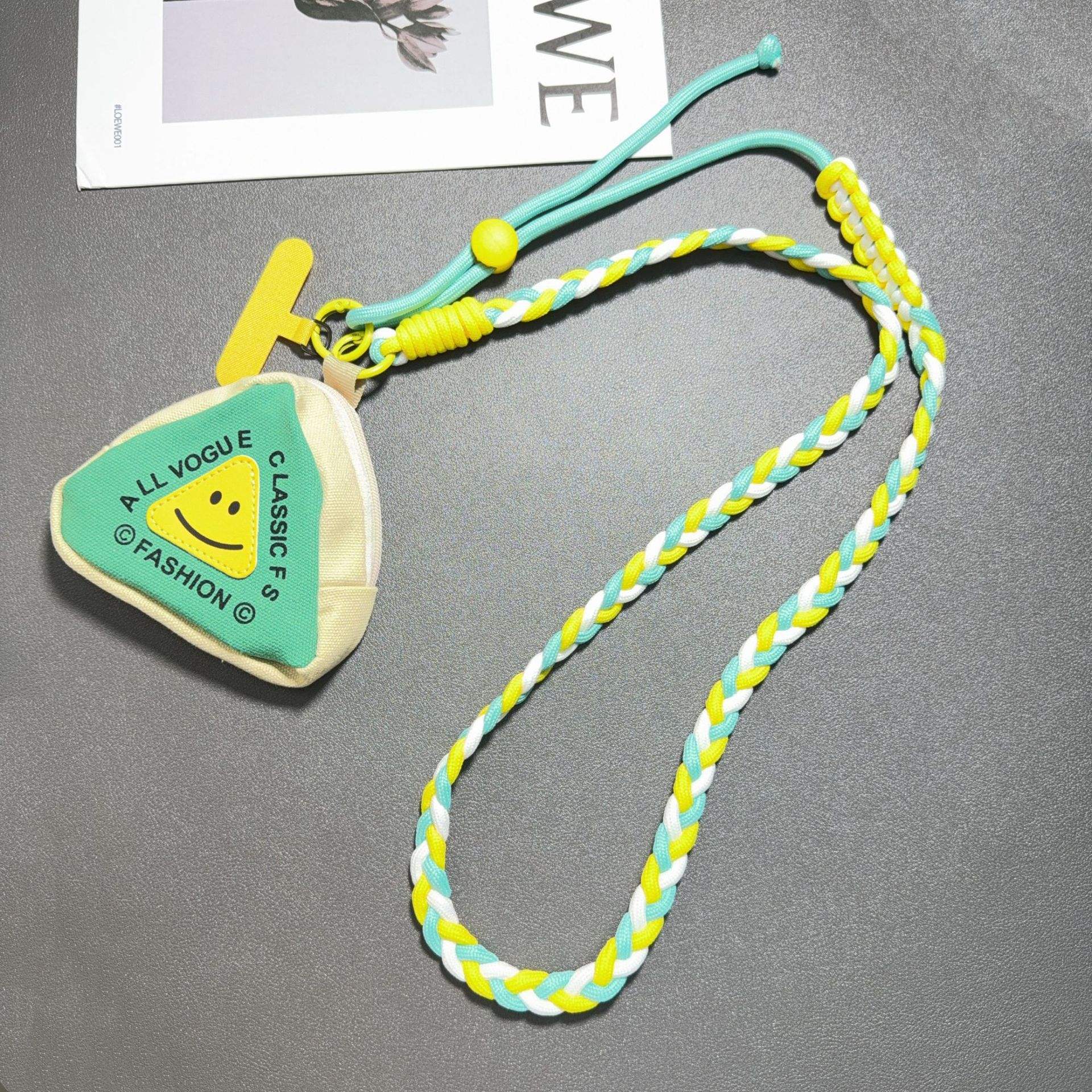 [Green SMILE Coin Purse] + Hanging Film