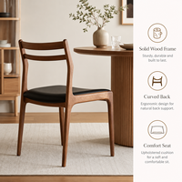Chaises et tables en gros pour restaurants, chaise de salle à manger à dossier à lattes, structure en bois massif pour café, cantine, pizzeria, hôtellerie