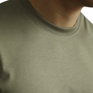 100% Supima Cotton Amoniac hai mặt vải T-Shirt cho nam giới quần áo tùy chỉnh 300gsm 260gsm 220gsm 190gsm ô liu - Product Image 6