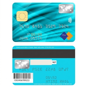 Carte Panz personnalisée, carte magnétique, puce mémoire, estampage à chaud en feuille d'or, PVC, impression offset, pelliculage, numéro en relief - Product Image 1