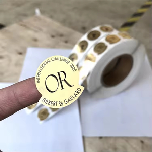 Etichette Adesive Personalizzate in BOPP Metallizzato Argento/Oro <span class=keywords><strong>per</strong></span> Confezioni di Cosmetici e Profumi - Product Image 1