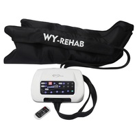 Masseur de compression des jambes professionnel, bottes de compression d'air à 4 chambres pour améliorer la circulation et une récupération plus rapide