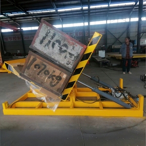 Kalıplar çelik plakalar ve ağır endüstriyel bileşenler için elektrikli hidrolik ciro platformu - Product Image 2