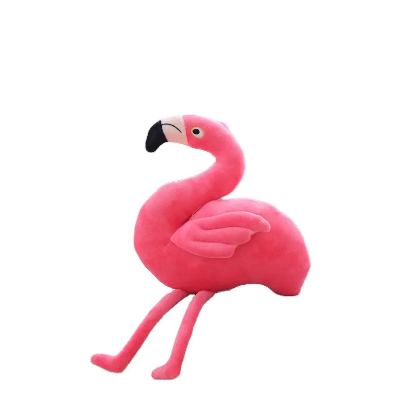 Peluches suaves personalizados con logotipo personalizado, juguetes de peluche de flamencos y pájaros, animales de peluche para niños y bebés
