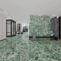 Foshan Green 600x1200 Ganzkörper Marmor Keramik Wohnzimmer Bodenfliesen Moderne rutsch feste Wandfliesen Home Remodeling