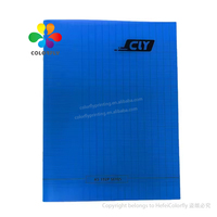 Carnet d'exercices A5 personnalisé avec couverture en PP, prix usine Colorfly, reliure agrafée, couleur CMJN, échantillon gratuit